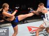 Paige VanZant kicking Bec Rawlings at UFC on Fox 21 from UFC Facebook