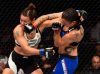Raquel Pennington punching Elizabeth Phillips at UFC 202 from UFC Facebook