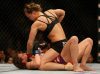 Ronda Rousey punching Miesha Tate at UFC 168 from UFC Facebook