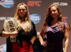 Ronda Rousey vs Miesha Tate at 2013 UFC World Tour from UFC Facebook