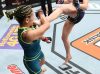 Rose Namajunas kicking Carla Esparza at TUF 20 Finale from UFC Facebook