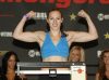 Sarah Kaufman at Strikeforce Challengers 17 Weigh-In by Josh Hedges