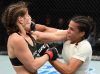 Talita Bernardo punching Sarah Moras at UFC Fight Night 138 from UFC Facebook