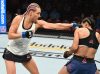 Yana Kunitskaya punching Marion Reneau at UFC on ESPN+ 4 from UFC Facebook