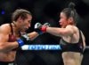 Joanna Jedrzejczyk vs Weili Zhang at UFC248 by Stephen R. Sylvanie-USA TODAY Sports