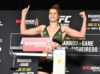 Jasmine Jasudavicius Weigh-in UFC270 Jan 21 2022 Phot Credit Unknown