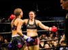 Brooke Cooper and Sam Brown after their battle on April 13, 2019 by Sharon Richards
