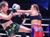 Niamh Kinehan vs Sarah Worsfold at Muay Thai Grand Prix X, 9 October 2021 by Rakowska Photography