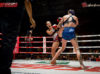 Victoria Sullivan kicking Katie Zetolofsky at Enfusion Contenders Documentary Fight Night 4th July 2022