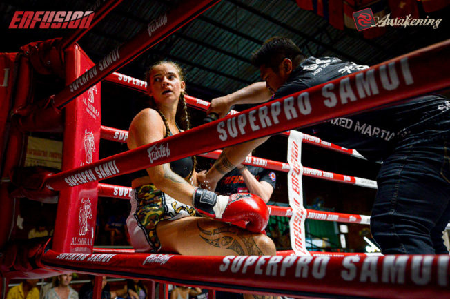 Jasmin Lopez At Enfusion Contenders Documentary Fight Night 4Th July