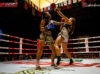 Kulabped Sor Sorpichai punches Jasmin Lopez at Enfusion Contenders Documentary Fight Night 4th July